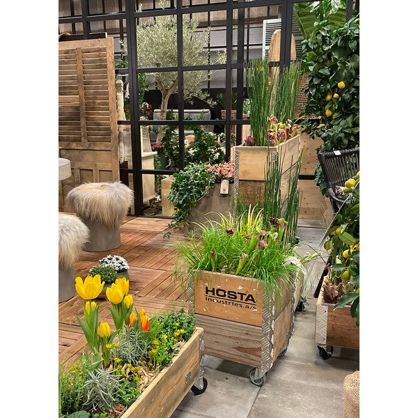 Quadro Kasse 2 Lag m Hjul L36xB36xH48,5 cm