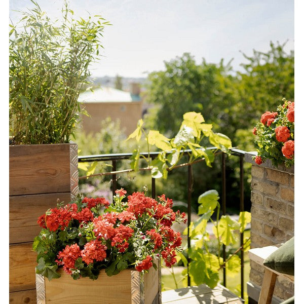 Quadro Kasse 4 Lag m Hjul L36xB36xH86,5 cm