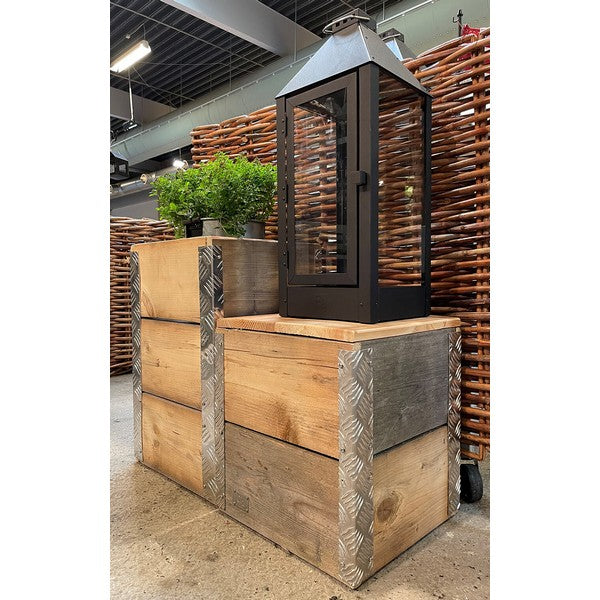 Quadro Kasse 4 Lag u Hjul L36xB36xH77 cm