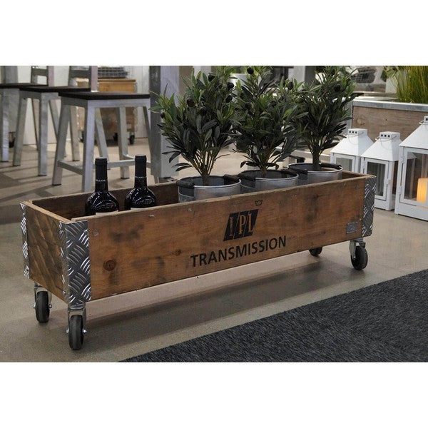 Aflang Kasse 1 Lag L102xB25xH29,5 cm