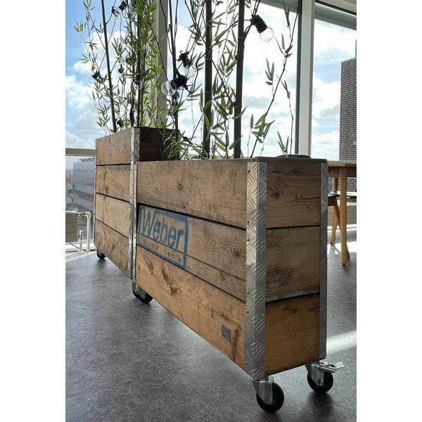 Aflang Kasse 3 Lag L102xB25xH67,5 cm