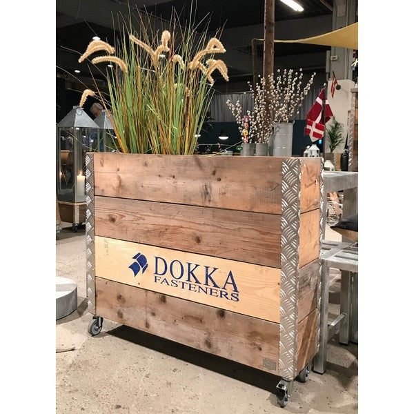 Aflang Kasse 4 Lag L102xB25xH86,5 cm