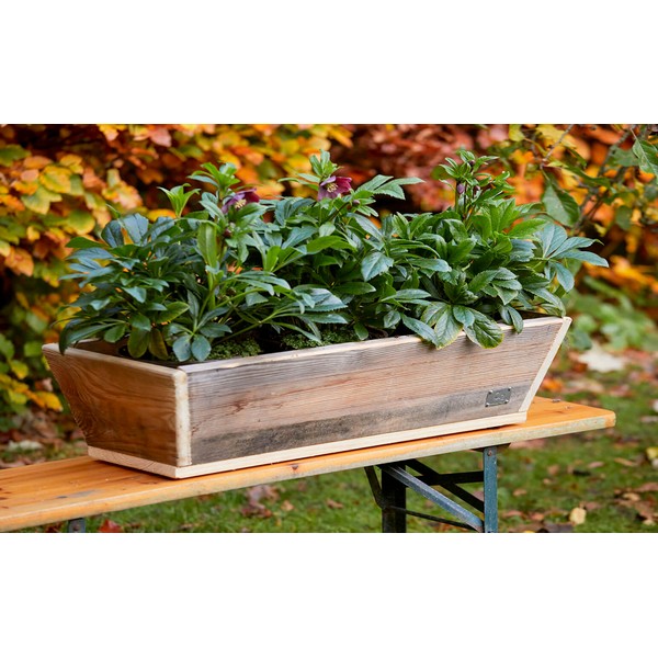 Plante Trug (100 cm) L100xB30/19xH20 (konisk) cm