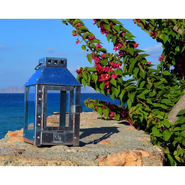 Galvaniseret Micro Lanterne L12,5xB12,5xH25 cm