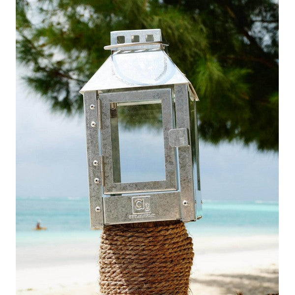 Galvaniseret Micro Lanterne L12,5xB12,5xH25 cm