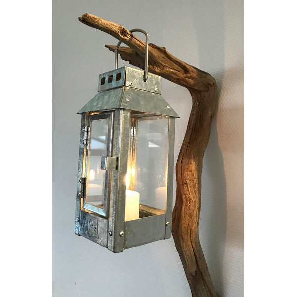 Galvaniseret Micro Small Lanterne L9,5xB9,5xH22 cm