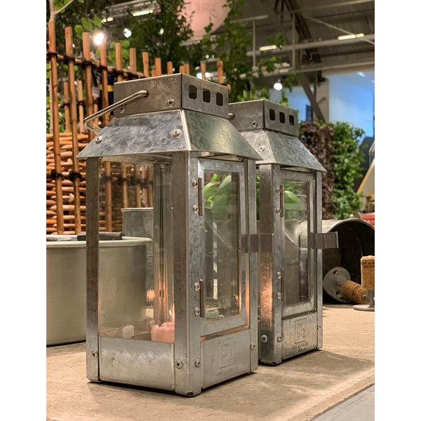 Galvaniseret Micro Small Lanterne L9,5xB9,5xH22 cm