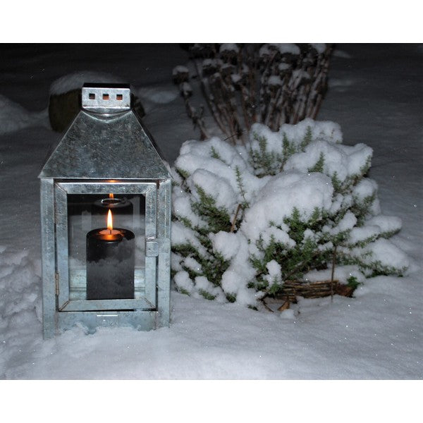 Galvaniseret Mini Lanterne L17xB17xH33,5 cm