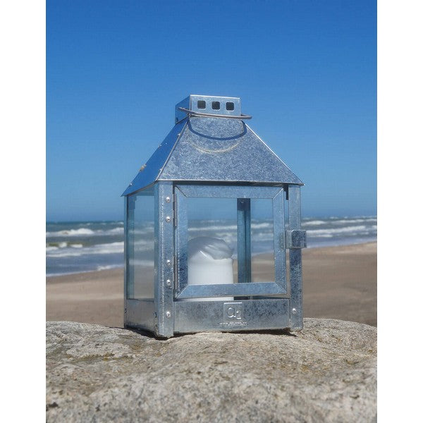 Galvaniseret Mini Quadro Lanterne L17xB17xH27,5 cm