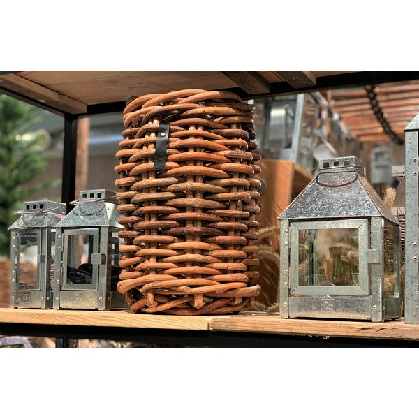 Galvaniseret Mini Quadro Lanterne L17xB17xH27,5 cm