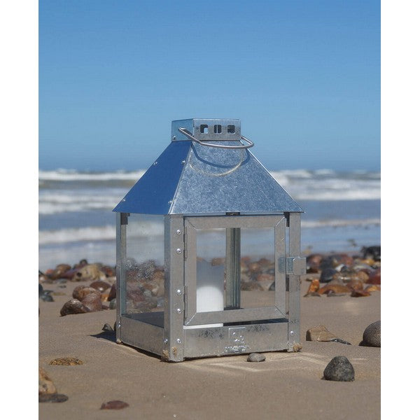 Galvaniseret Mini Quadro Lanterne L17xB17xH27,5 cm