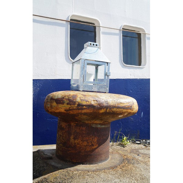 Galvaniseret Mini Quadro Lanterne L17xB17xH27,5 cm