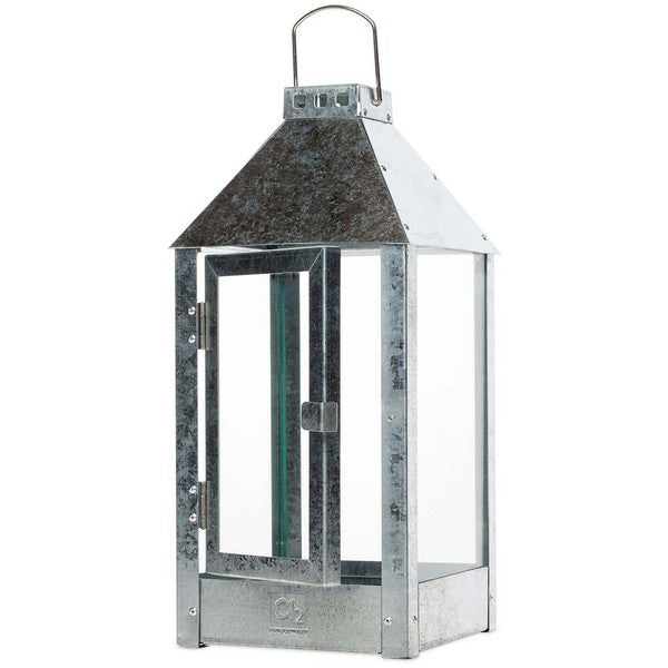 Galvaniseret Midi Lanterne L19xB19xH42,5 cm