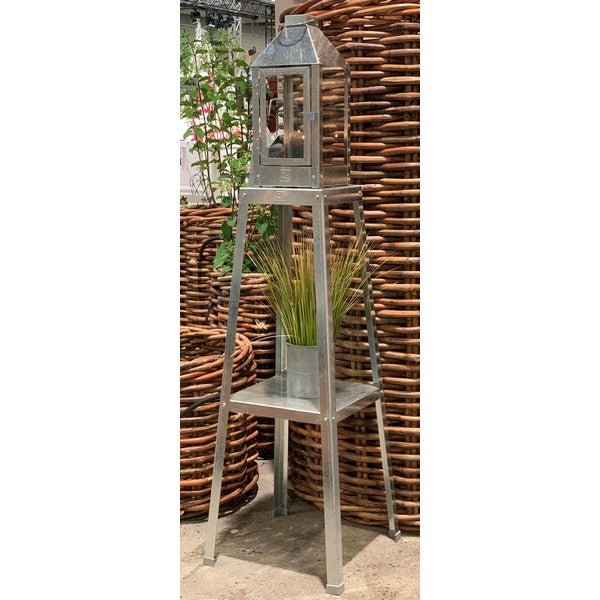 Galvaniseret Midi Lanterne L19xB19xH42,5 cm