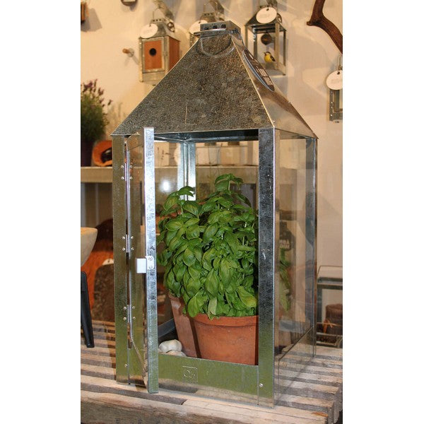 Galvaniseret Mega Lanterne L32xB32xH70 cm