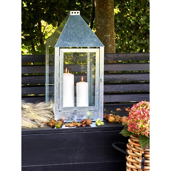 Galvaniseret Mega Lanterne L32xB32xH70 cm