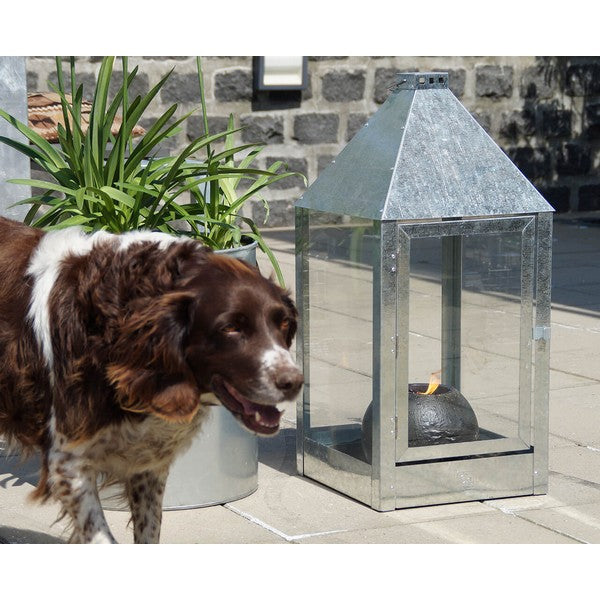 Galvaniseret Mega Lanterne L32xB32xH70 cm