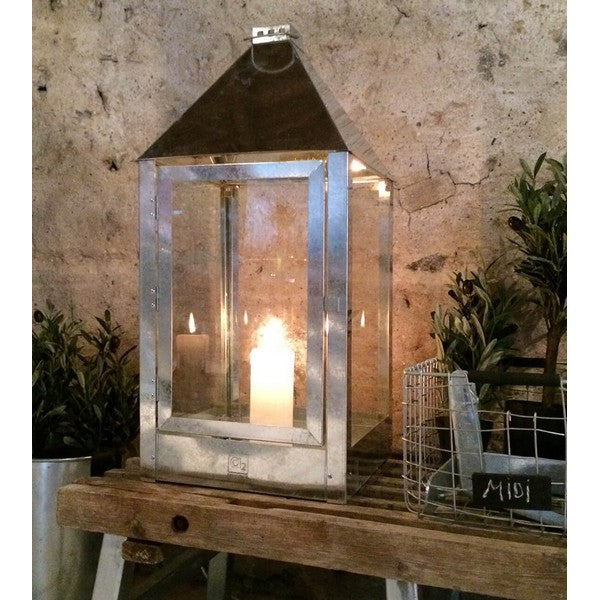 Galvaniseret Mega Lanterne L32xB32xH70 cm