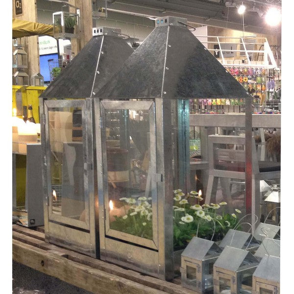 Galvaniseret Mega Lanterne L32xB32xH70 cm