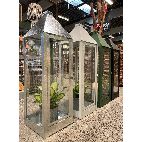 Galvaniseret Mega Hightower Lanterne L32xB32xH100 cm