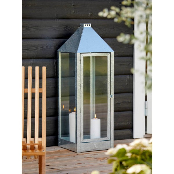 Galvaniseret Mega Hightower Lanterne L32xB32xH100 cm