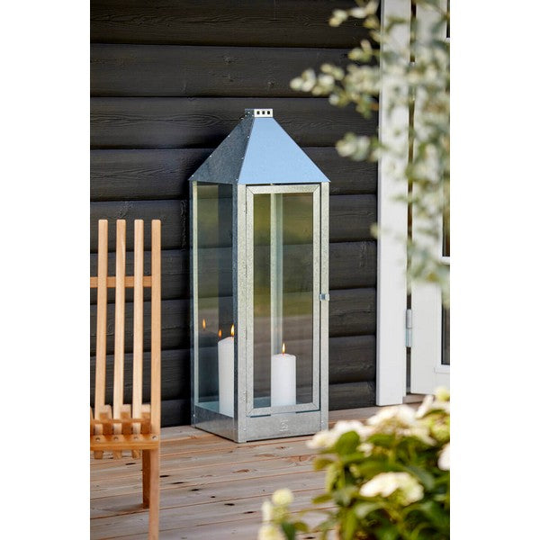 Galvaniseret Mega Hightower Lanterne L32xB32xH100 cm