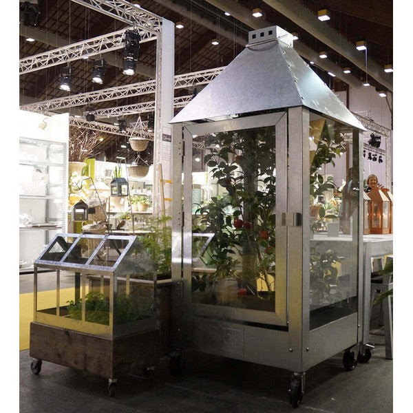 Galvaniseret Mammut Lanterne L91xB91xH180 cm