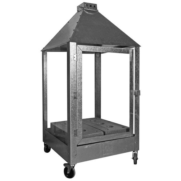 Galvaniseret Mammut Lanterne L91xB91xH180 cm