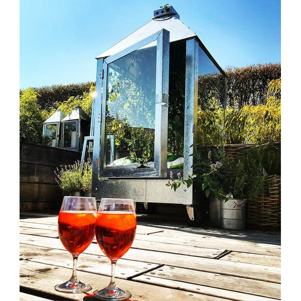 Galvaniseret Mammut Lanterne L91xB91xH180 cm