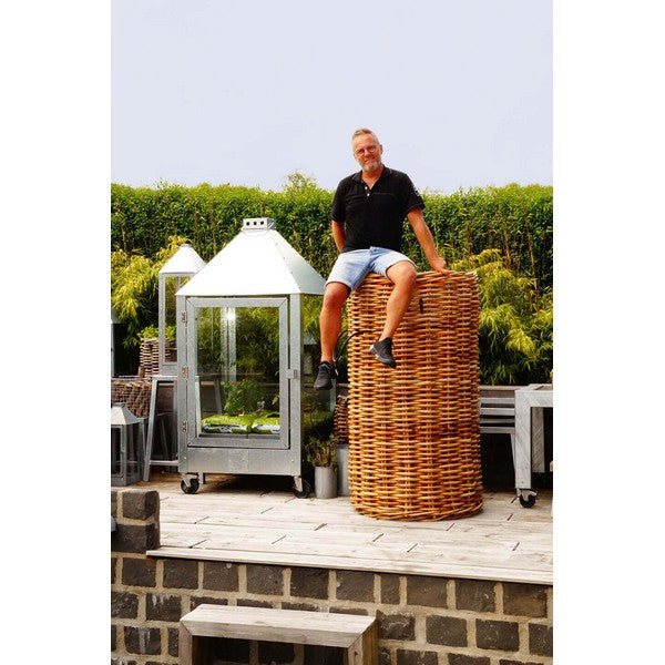 Galvaniseret Mammut Lanterne L91xB91xH180 cm