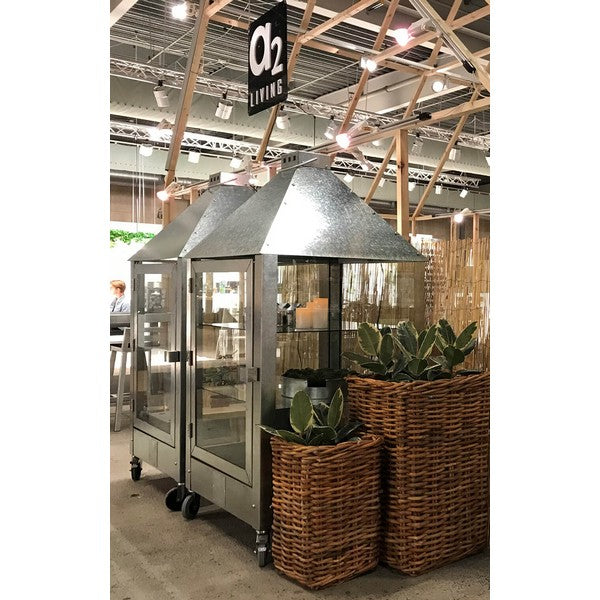 2 x Hærdet Glashylder t/Mammut Lanterne L88xB82xH0,5 cm