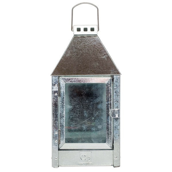 Galvaniseret Mini Væglanterne L17xB17xH36,5 cm