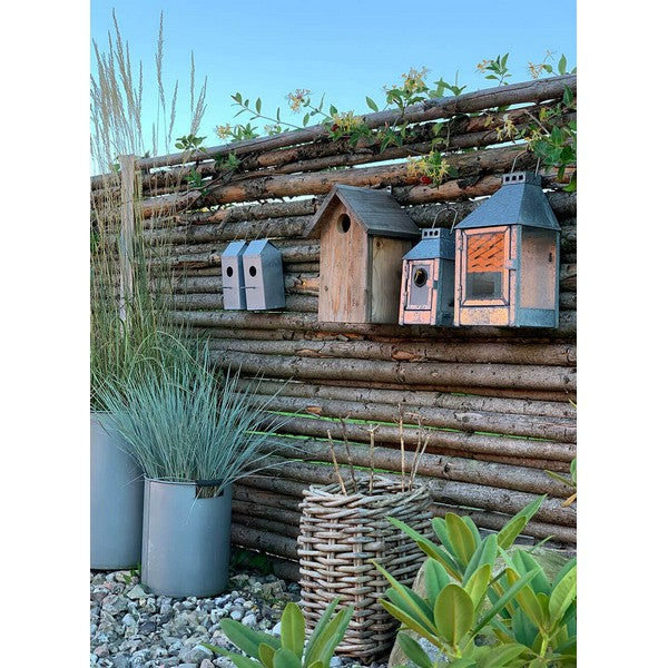 Galvaniseret Mini Væglanterne L17xB17xH36,5 cm