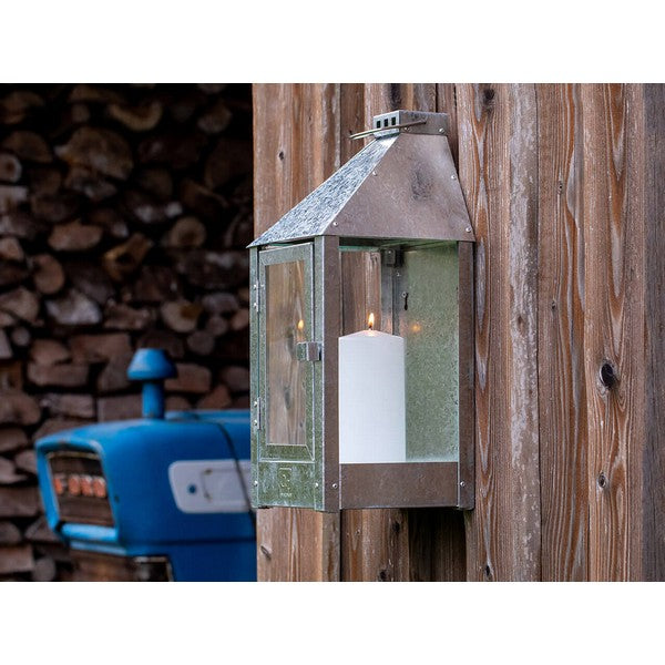 Galvaniseret Midi Væglanterne L19xB19xH45 cm