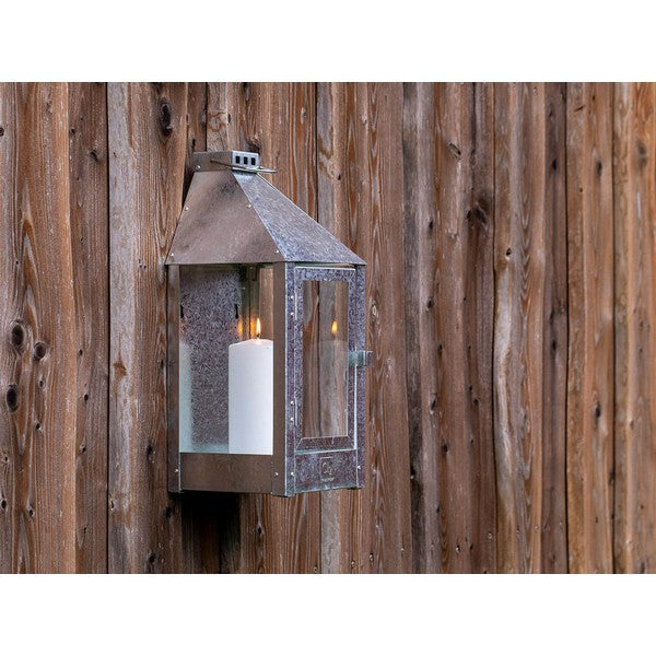 Galvaniseret Midi Væglanterne L19xB19xH45 cm