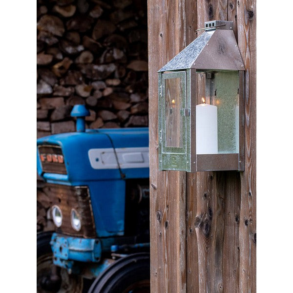 Galvaniseret Midi Væglanterne L19xB19xH45 cm