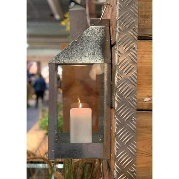 Galvaniseret Midi Væglanterne L19xB19xH45 cm