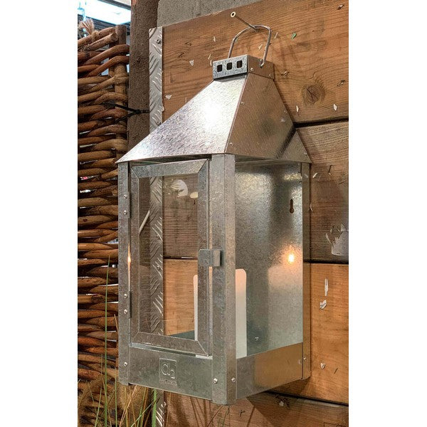 Galvaniseret Midi Væglanterne L19xB19xH45 cm