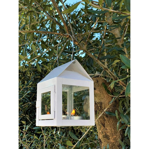 Hvid Hængelanterne L8xB8xH12 cm