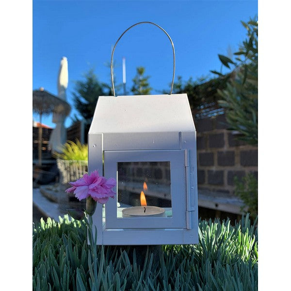 Hvid Hængelanterne L8xB8xH12 cm