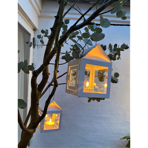 Hvid Hængelanterne L8xB8xH12 cm