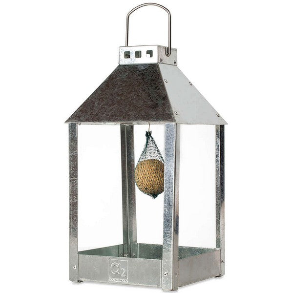 Galvaniseret Mini Birdy Eat Foderbræt L17xB17xH33,5 cm