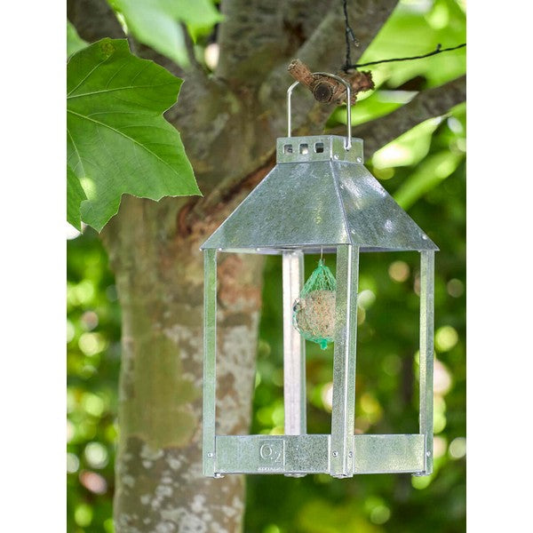 Galvaniseret Mini Birdy Eat Foderbræt L17xB17xH33,5 cm