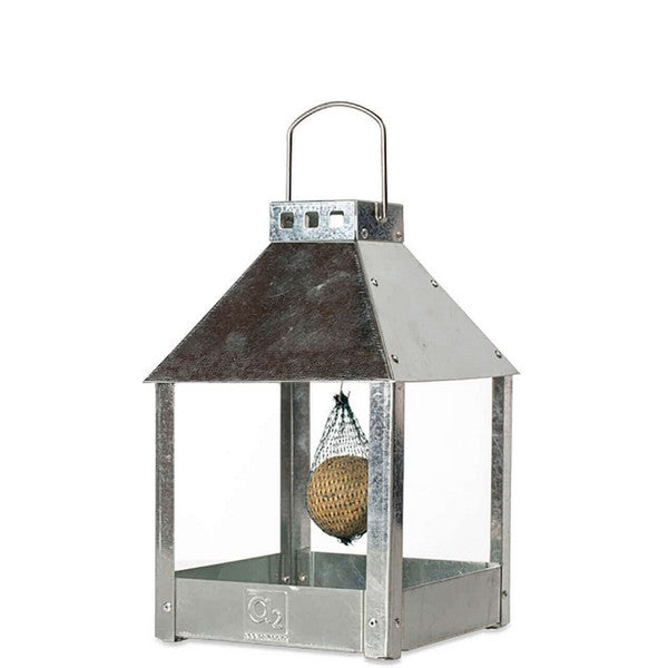 Galvaniseret Mini Quadro Birdy Eat Foderbræt L17xB17xH27 cm