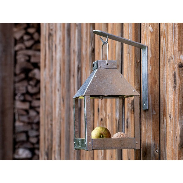 Galvaniseret Mini Quadro Birdy Eat Foderbræt L17xB17xH27 cm