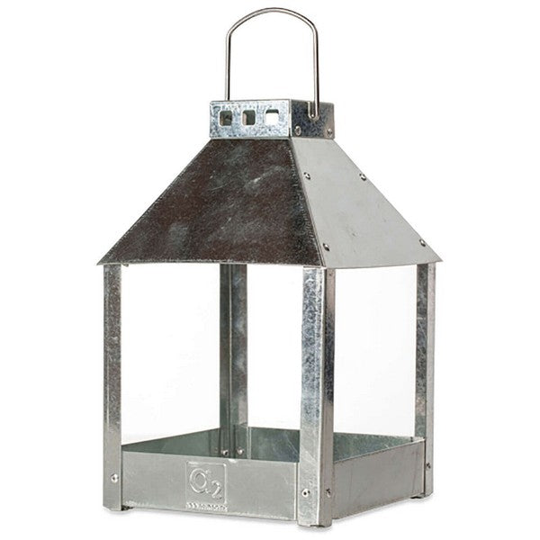 Galvaniseret Mini Quadro Birdy Eat Foderbræt L17xB17xH27 cm