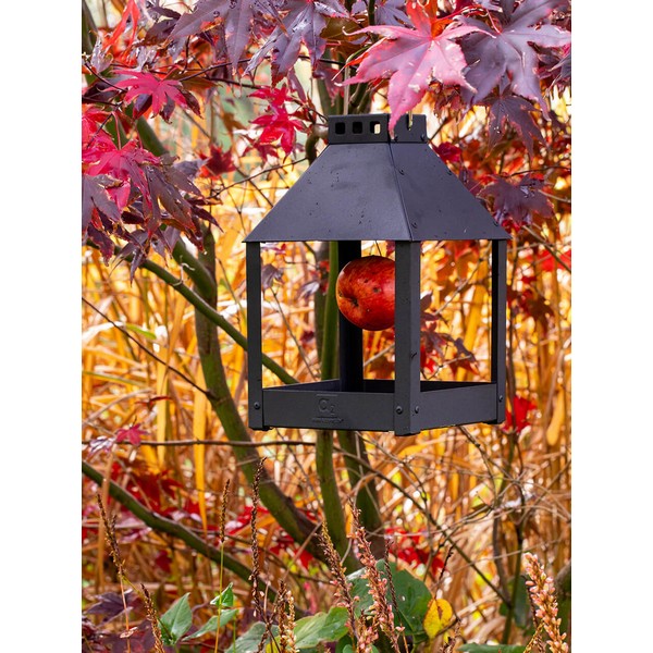 Sort Mini Quadro Birdy Eat Foderbræt L17xB17xH27 cm