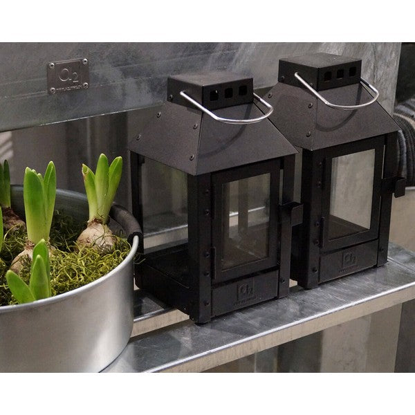 Sort Micro Lanterne L12,5xB12,5xH25 cm