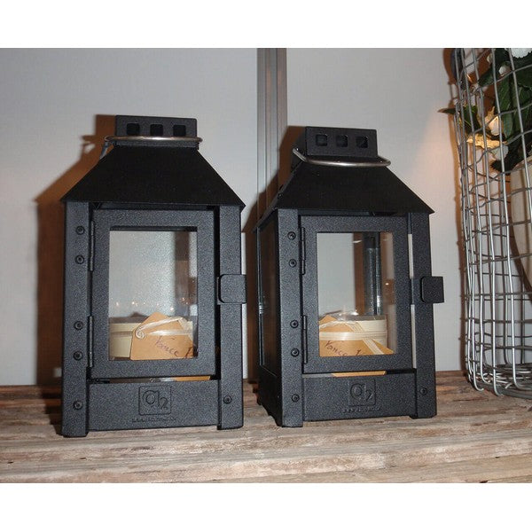 Sort Micro Lanterne L12,5xB12,5xH25 cm