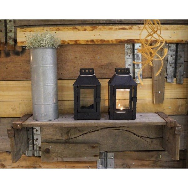 Sort Micro Lanterne L12,5xB12,5xH25 cm